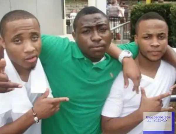 Check Out This Old Photo Of Davido With His Cousins, Bred & Sina Rambo